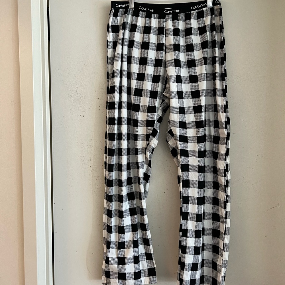 Calvin Klein Plaid Pajama Bottoms